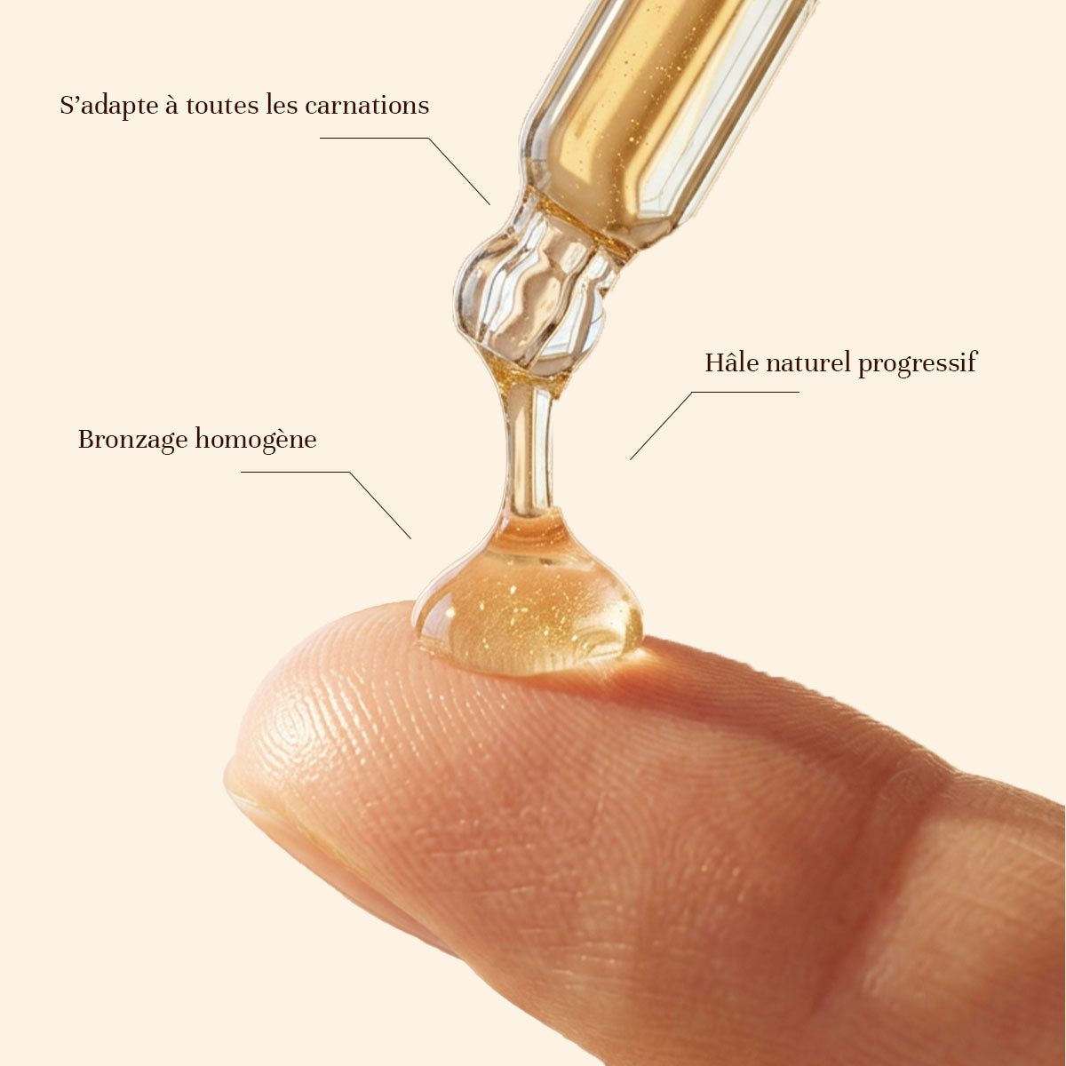 Sérum visage autobronzant progressif