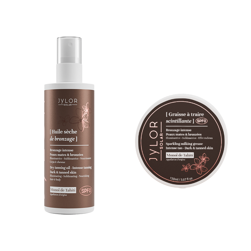Huile sèche de bronzage