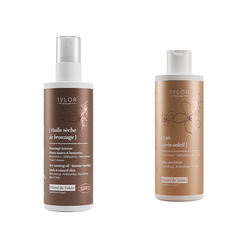 Huile sèche de bronzage