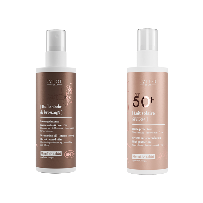 Huile sèche de bronzage