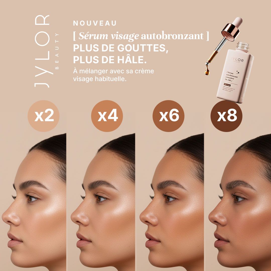 Sérum visage autobronzant progressif