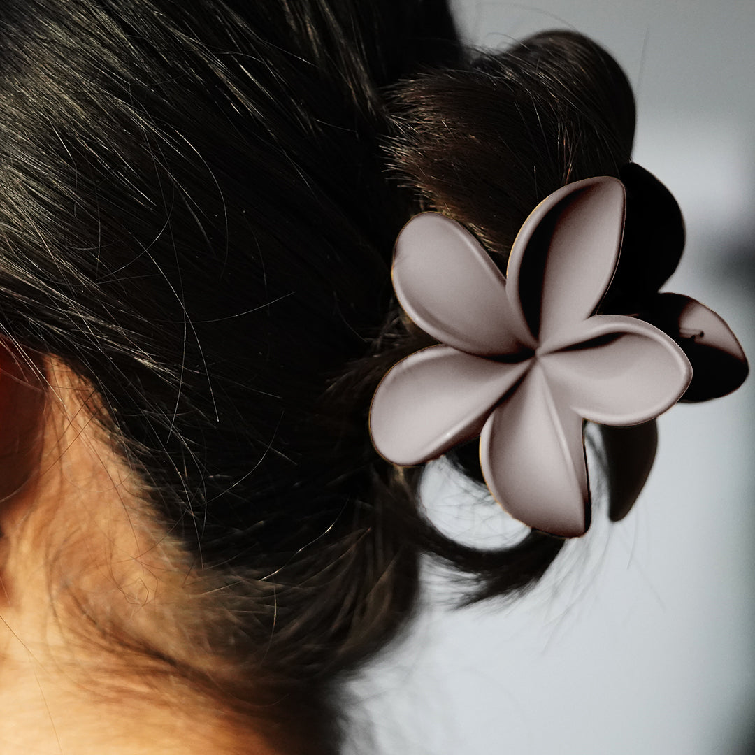 Pince à cheveux fleur de tiaré