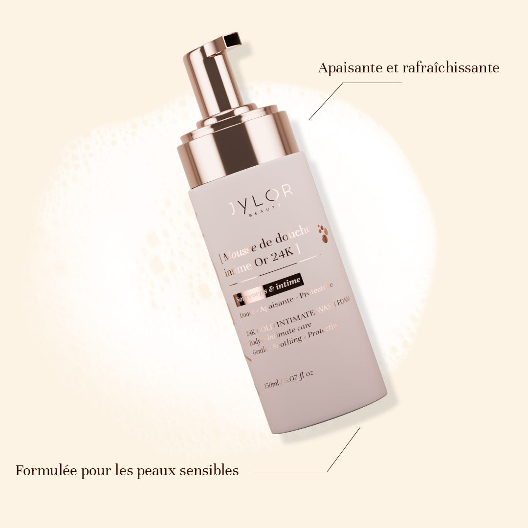 Mousse de douche intime