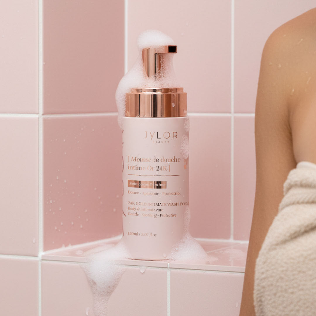Mousse de douche intime