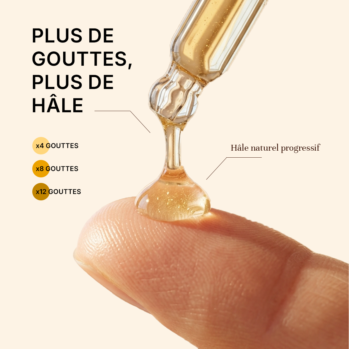 Sérum visage autobronzant progressif